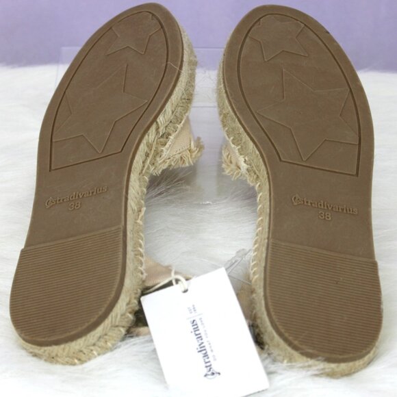 Espadrilles in Cream and Silver - Picture 7 of 8